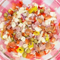 low carb antipasto salad