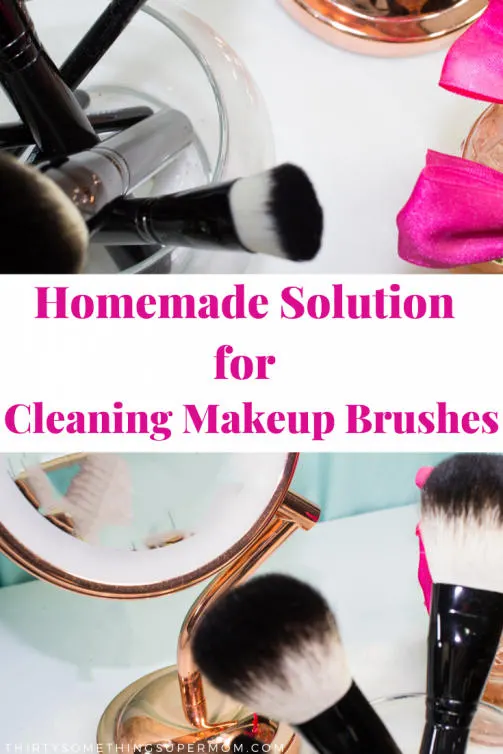 Homemade Solution for Cleaning Makeup Brushes