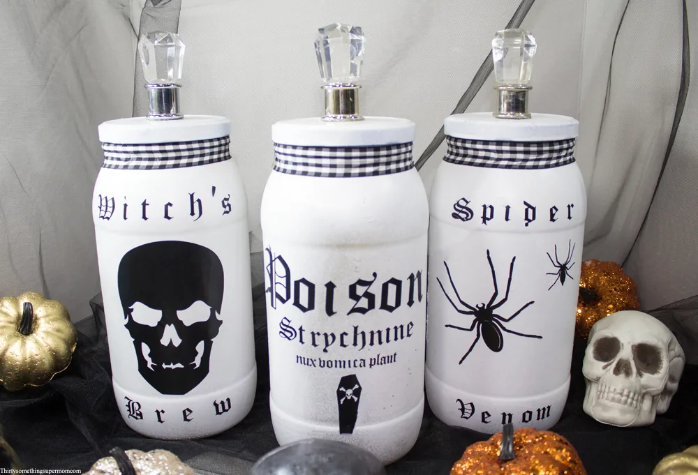 Upcycled Halloween Jars