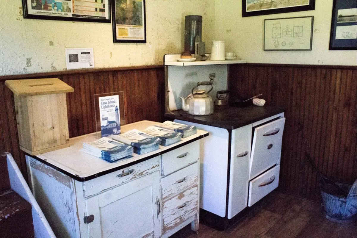 Keeper’s quarters at Cana Island Lighthouse in Door County
