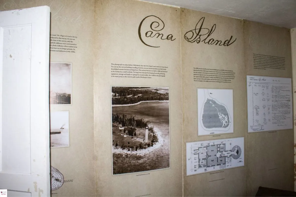 Historical information on the walls
