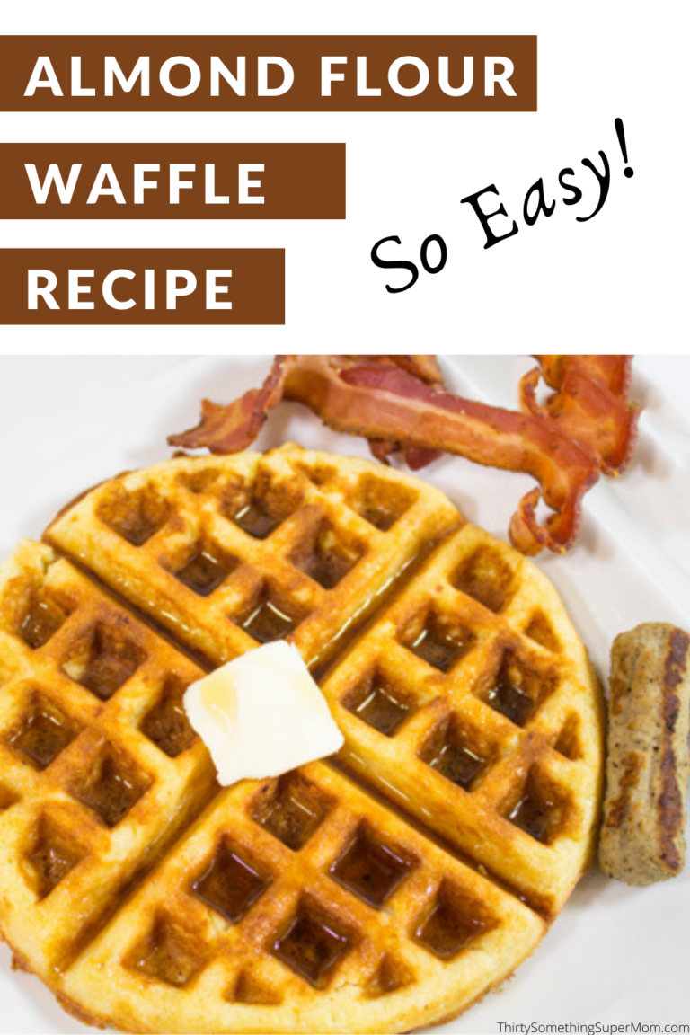 Almond Flour Waffles Recipe Easy & Lowcarb ThirtySomethingSuperMom
