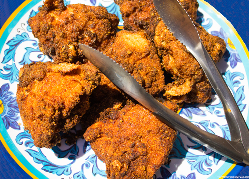 Crispy Low Carb Fried Chicken Without Pork Rinds