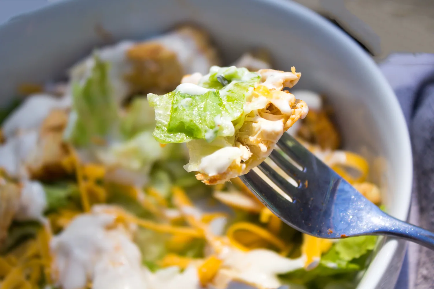 Instant Pot buffalo chicken salad