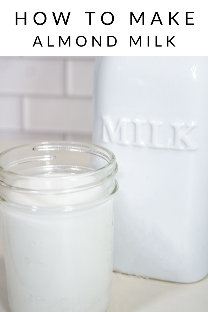 how to make almond milk