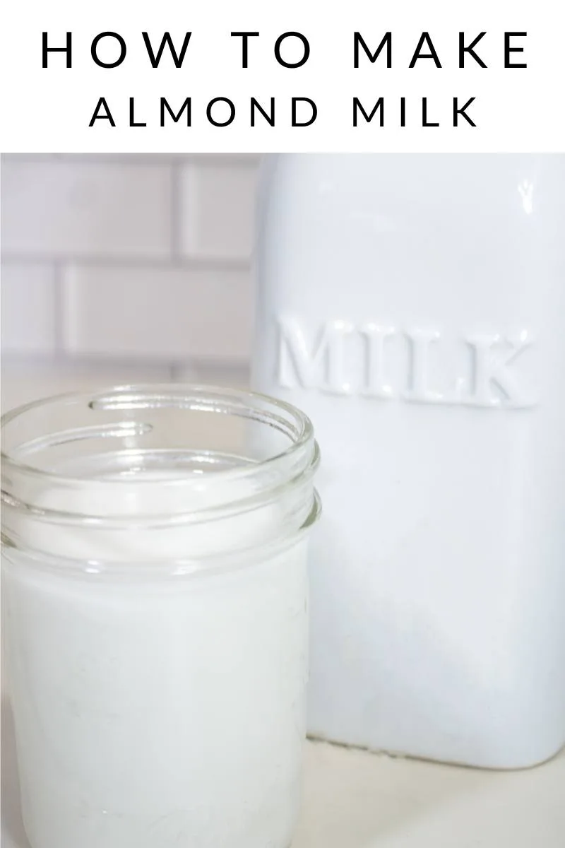 how to make almond milk