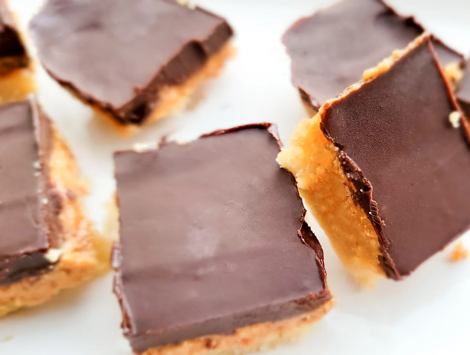 Peanut butter bars made in an air fryer for keto dieters 