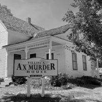 Villisca Ax Murder House Black and White