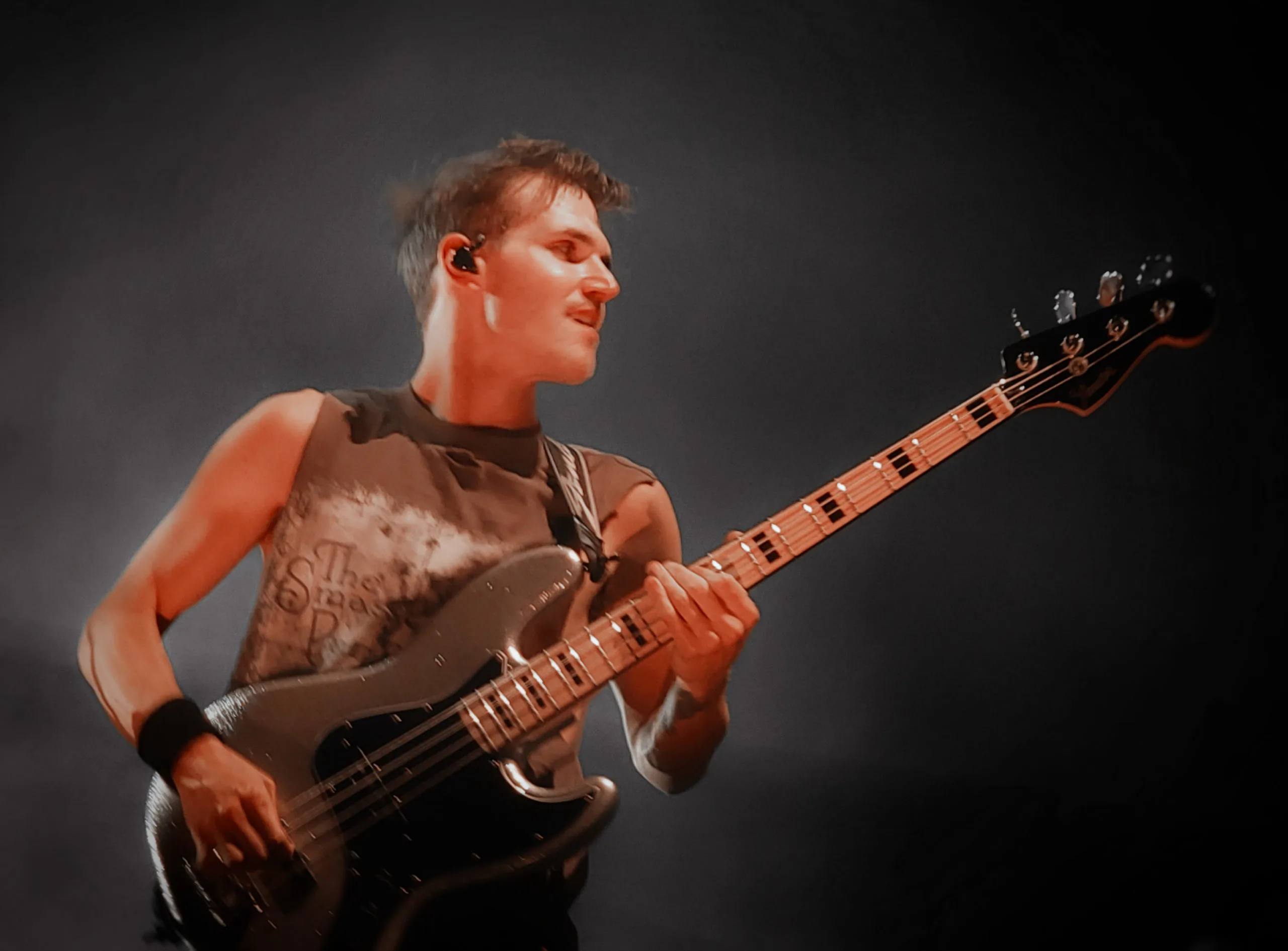 Mikey Way at Riot Fest 