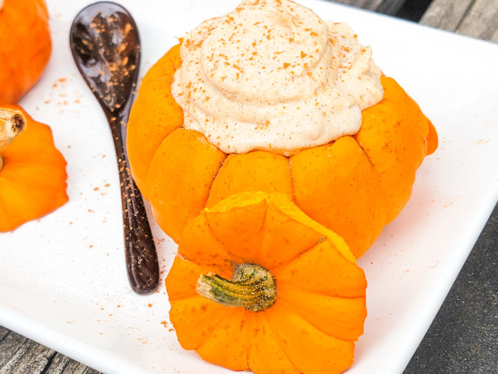 keto mini pumpkin mousse