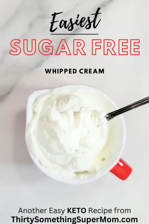 sugar free whipped cream recipe