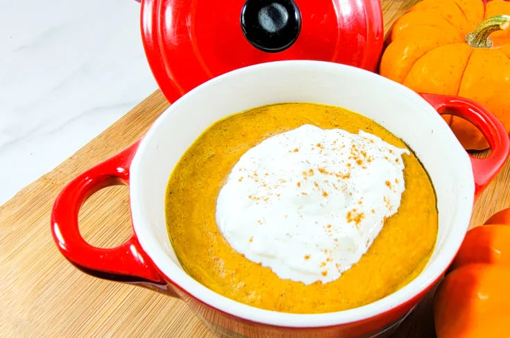 Crustless Keto Pumpkin Pie Air Fryer Recipe