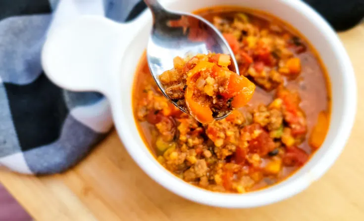 Keto Stuffed Bell Pepper Soup