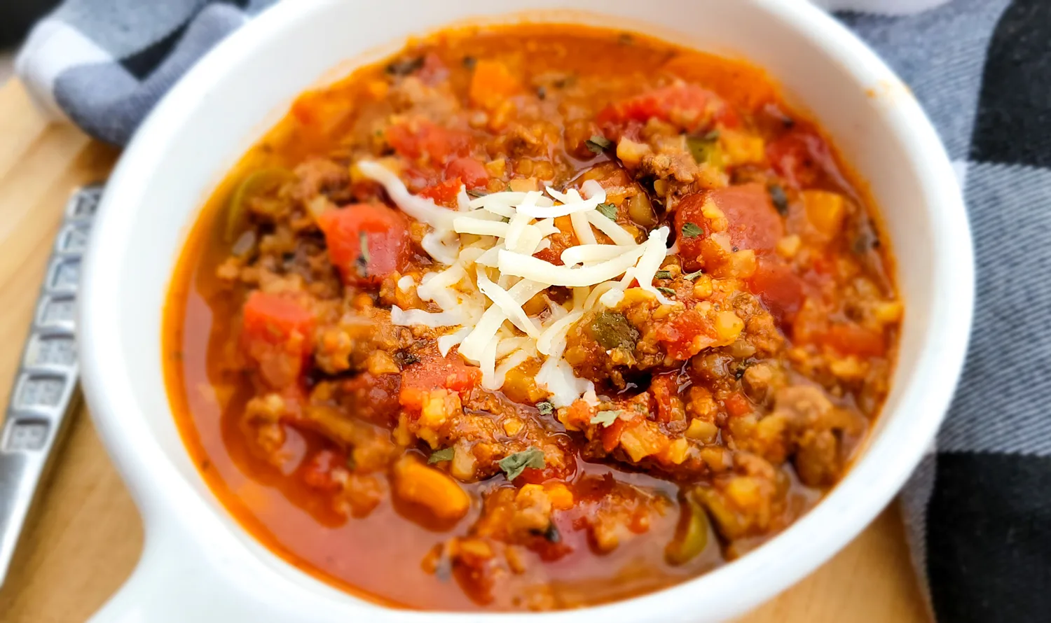 Keto Stuffed Bell Pepper Soup