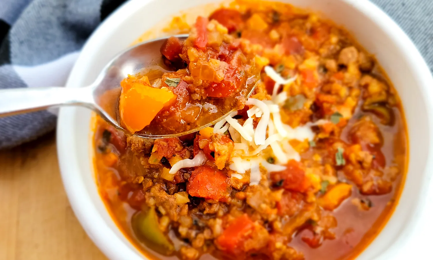 Keto Stuffed Bell Pepper Soup