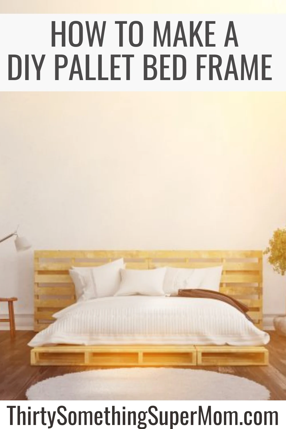 Diy bed deals frame wood pallets