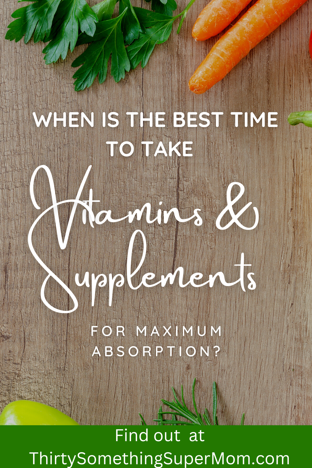 best time to take vitamins and supplements 