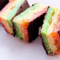 Keto Rainbow Cookies