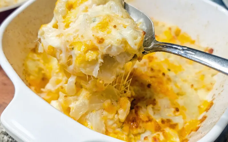cheesy cauliflower casserole low carb