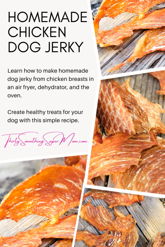 Homemade Dog Jerky Dehydrated Chicken Treats for Dogs