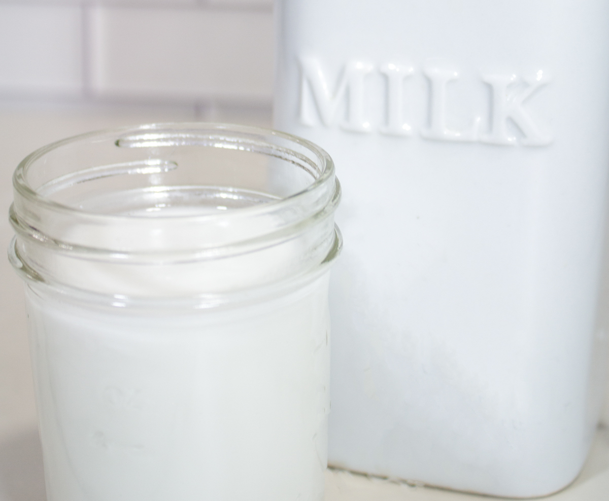 Coconut nut milk made from shredded coconuts