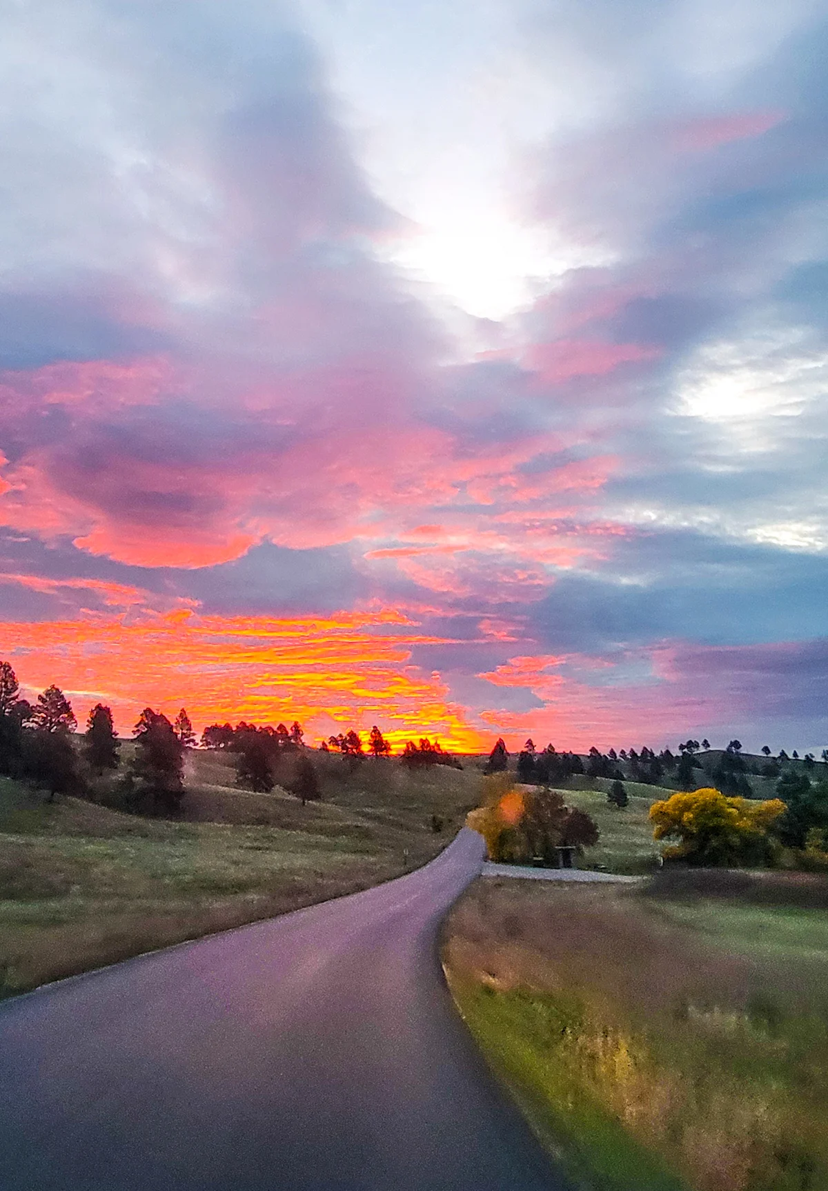 Sunrise at Custer State Park. 