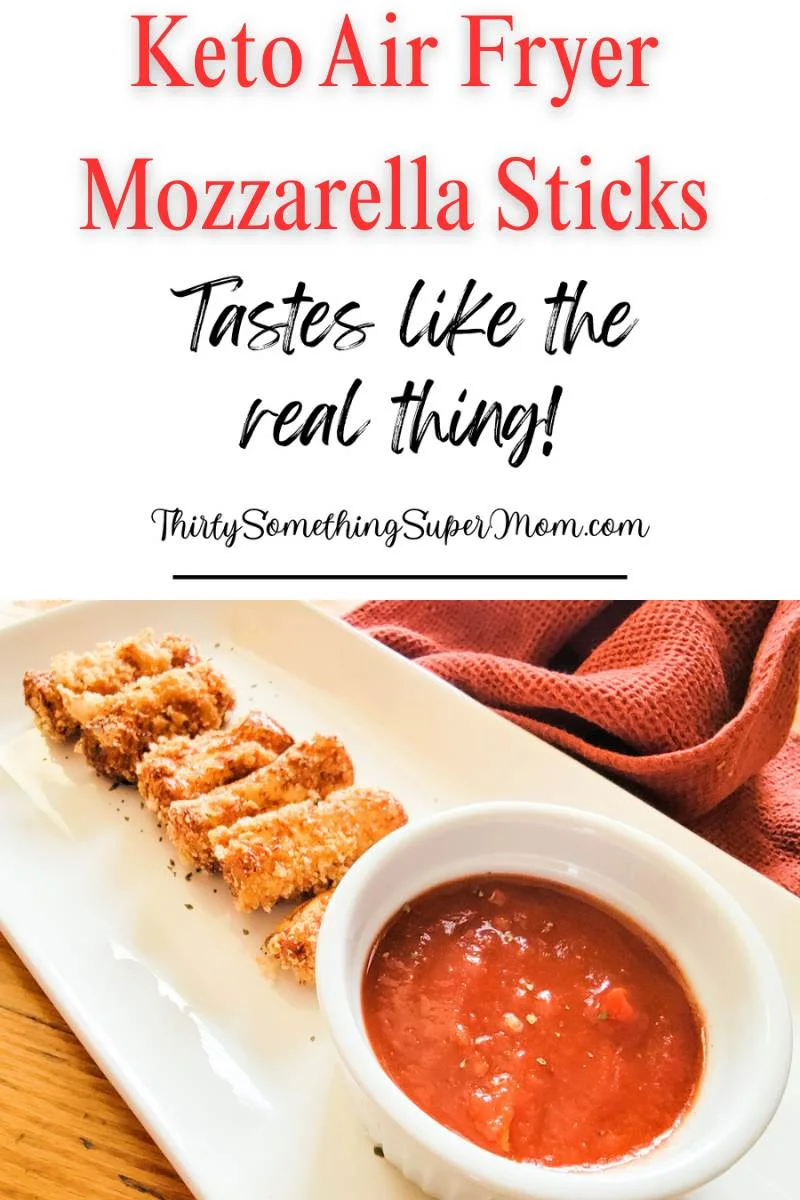 keto mozzarella sticks air fryer recipe