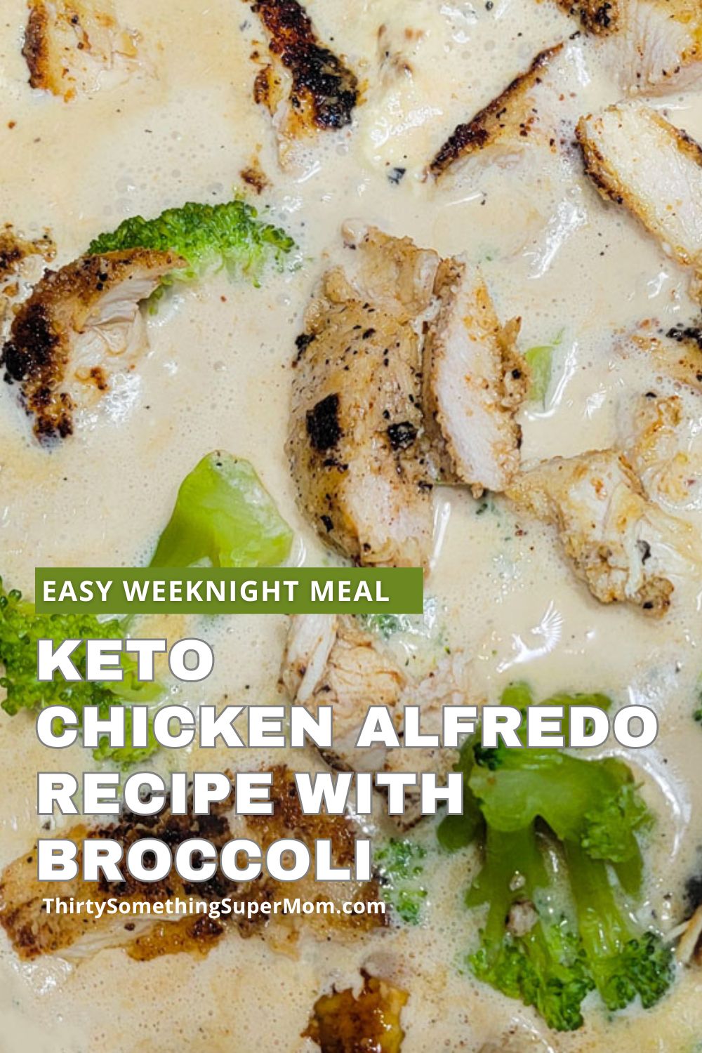Keto chicken alfredo recipe with broccoli