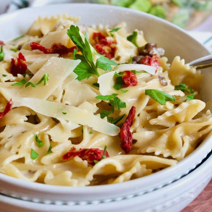 Bow Tie Pasta in Bowl