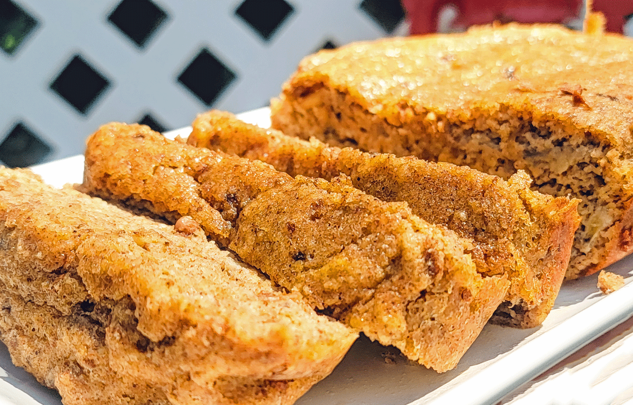 putting banana bread in air fryer