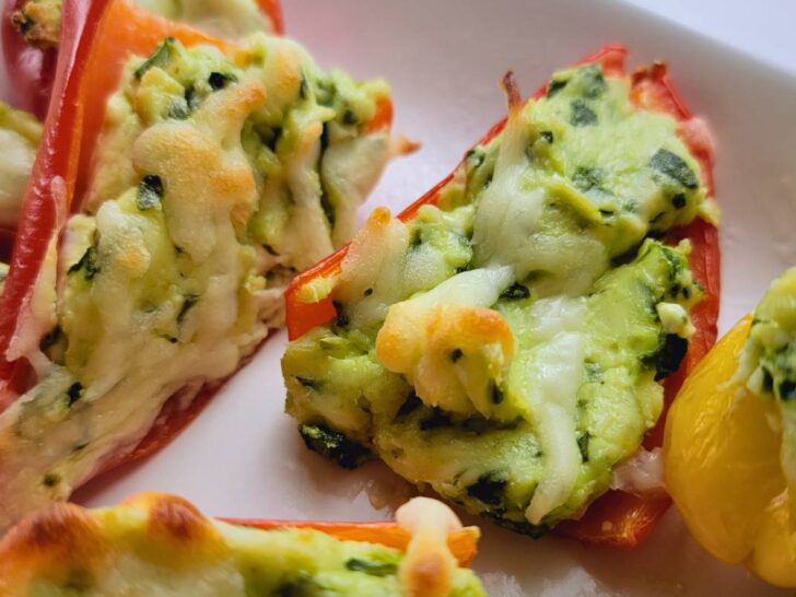 Stuffed Mini Peppers with Cream Cheese and Spinach