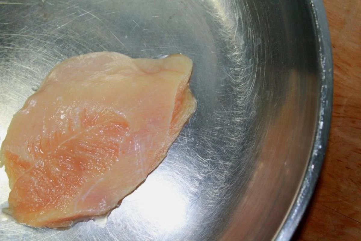 boneless skinless chicken breast in skillet