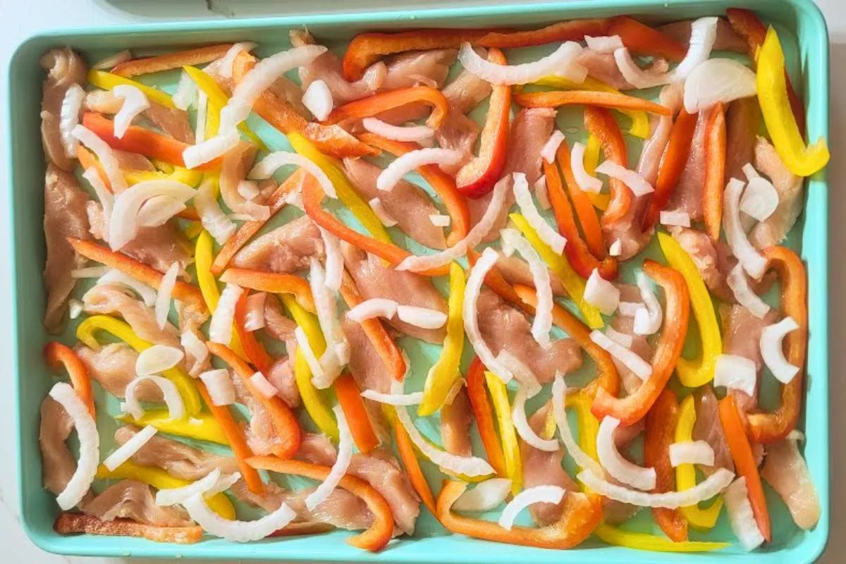 one pan chicken fajitas