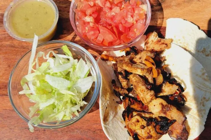 Oven Baked Chicken Fajitas