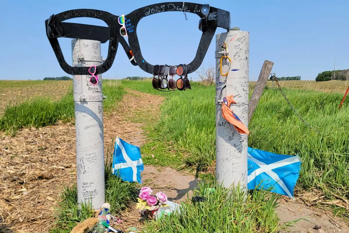 The Day the Music Died crash site