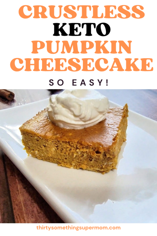 crustless keto pumpkin cheesecake