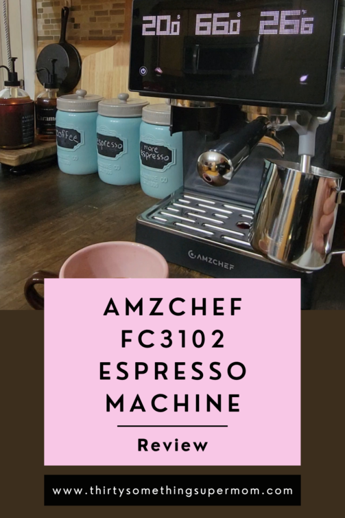 AMZCHEF espresso machine with grinder review