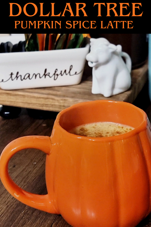 dollar tree pumpkin spice latte